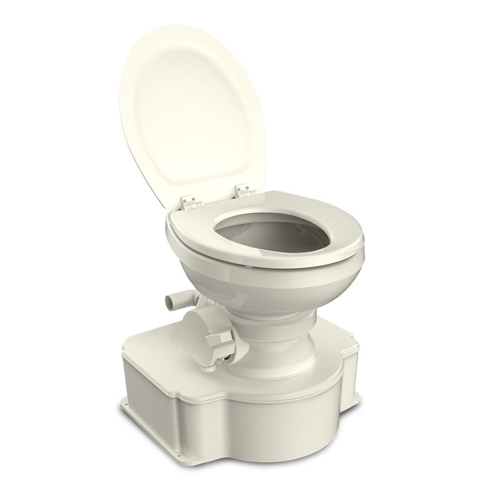 Dometic Bone M65 Marine Gravity Toilet - Elongated Seat Size w/Foot Pedal [312500003] - The Happy Skipper