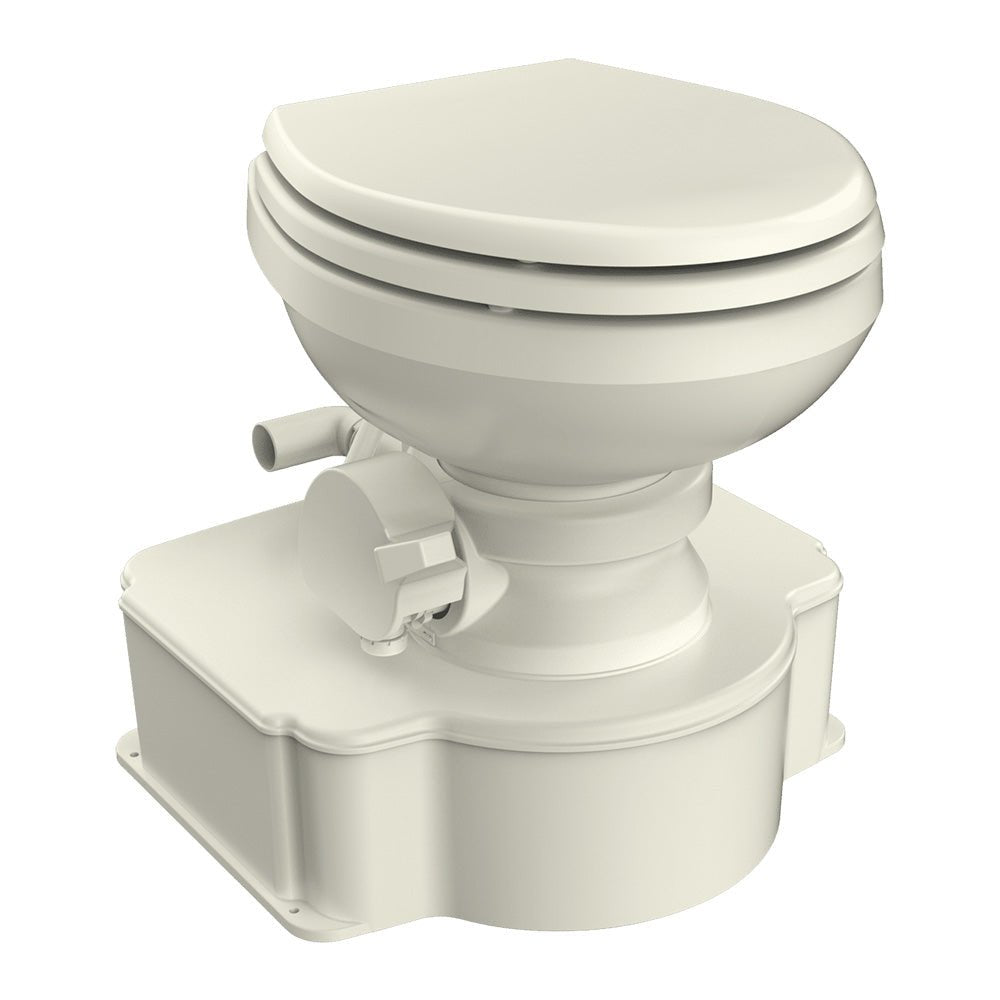 Dometic Bone M65 Marine Gravity Toilet - Elongated Seat Size w/Foot Pedal [312500003] - The Happy Skipper