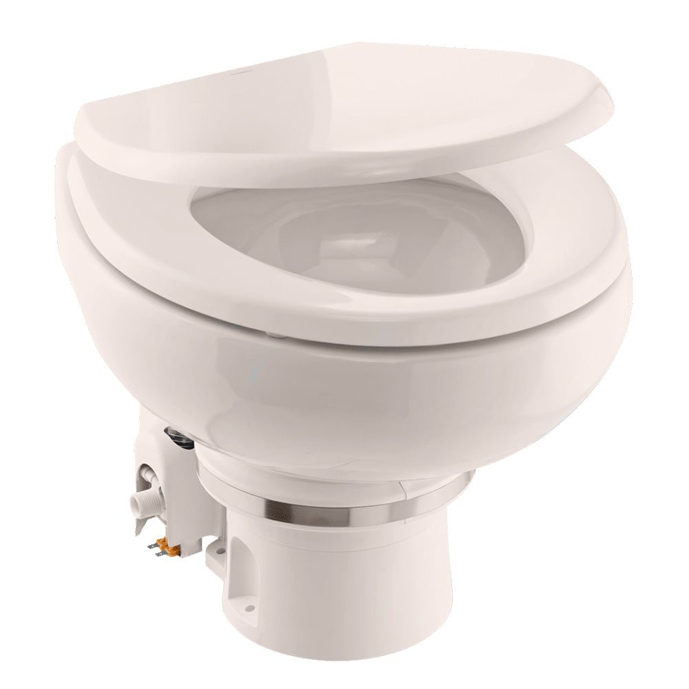 Dometic MasterFlush MF 7120 - Bone - Electric Macerating Toilet w/Orbit Base Slow Close Seat - Freshwater - 12V [9610007272] - The Happy Skipper