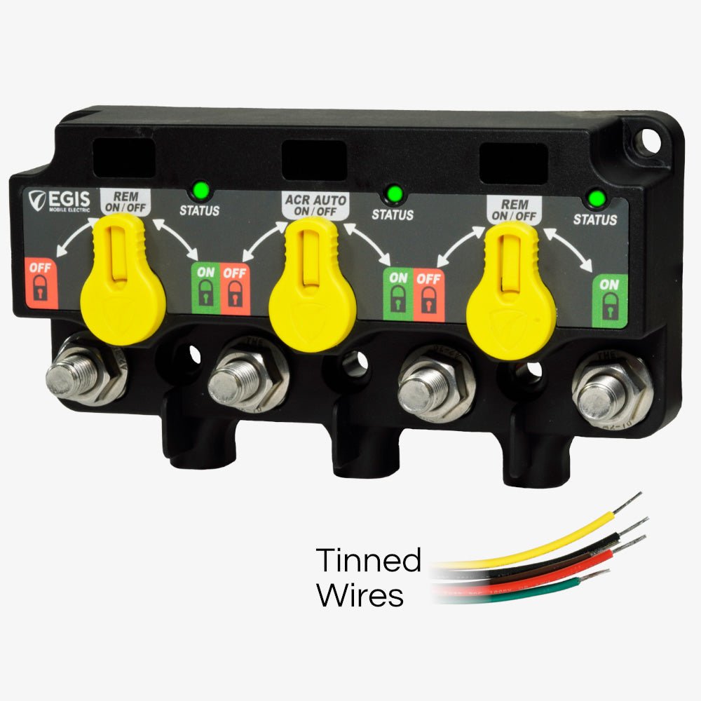 Egis XD Series Triple Flex 2 Relay-ACR-Relay w/Knobs Tinned Wires [8730-1535] - The Happy Skipper