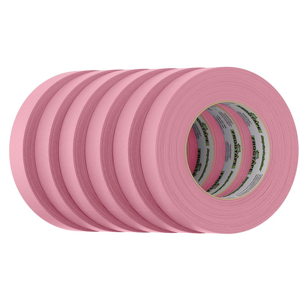 FrogTape CP 325 Medium - High Adhesion Masking Tape - 24MM x 55M x 6 - Pack - Pink - Rated for 325F [105333] - The Happy Skipper