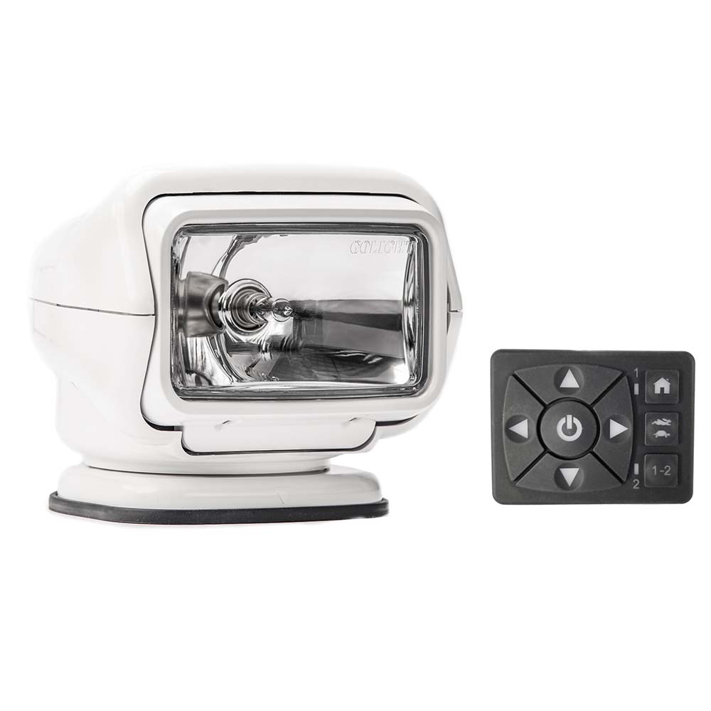 Golight Stryker ST Series Permanent Mount White 12V Halogen w/Hard Wired Dash Mount Remote [3020ST] - The Happy Skipper