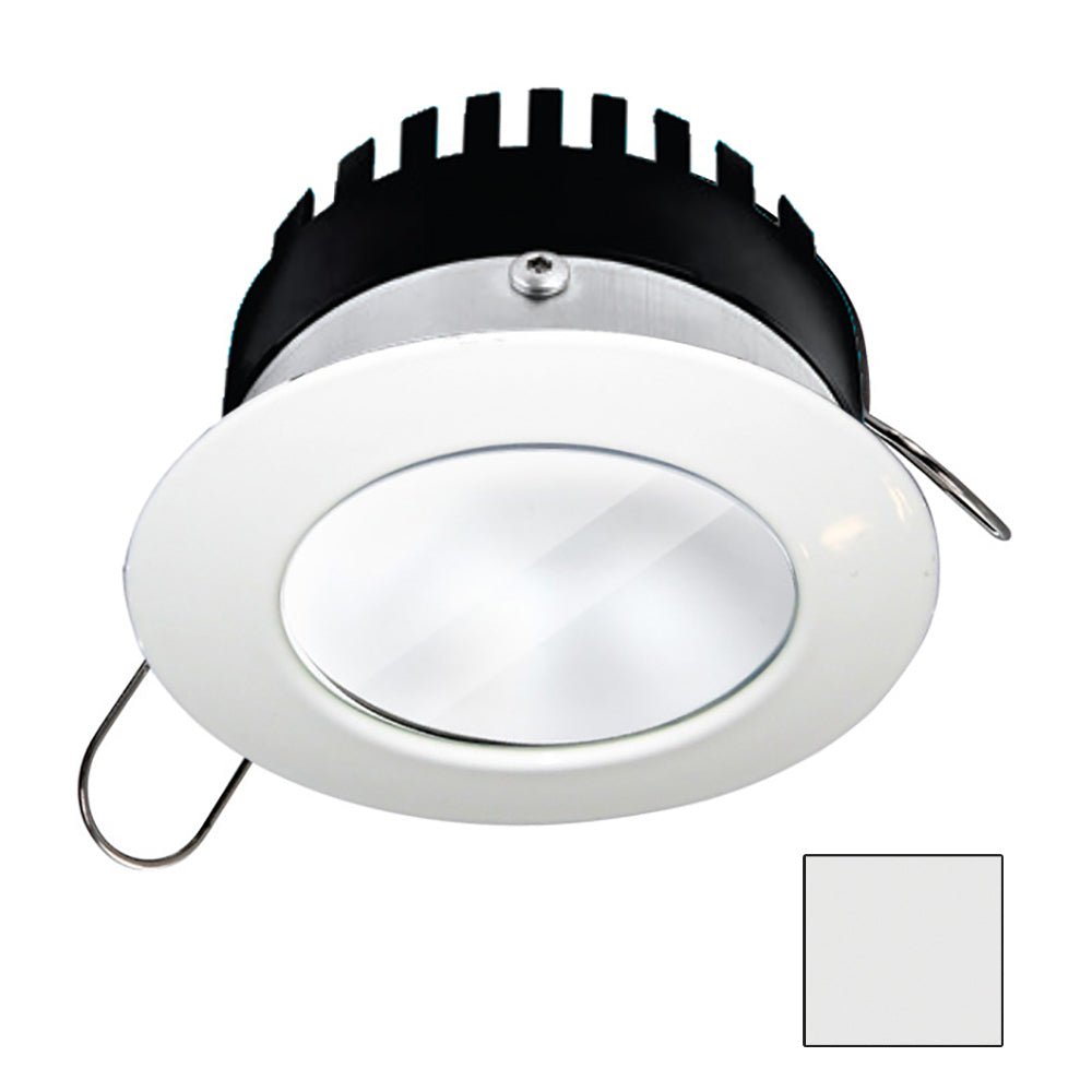 i2Systems Apeiron PRO A506 - 6W Spring Mount Light - Round - Cool White - White Finish [A506 - 31AAG] - The Happy Skipper