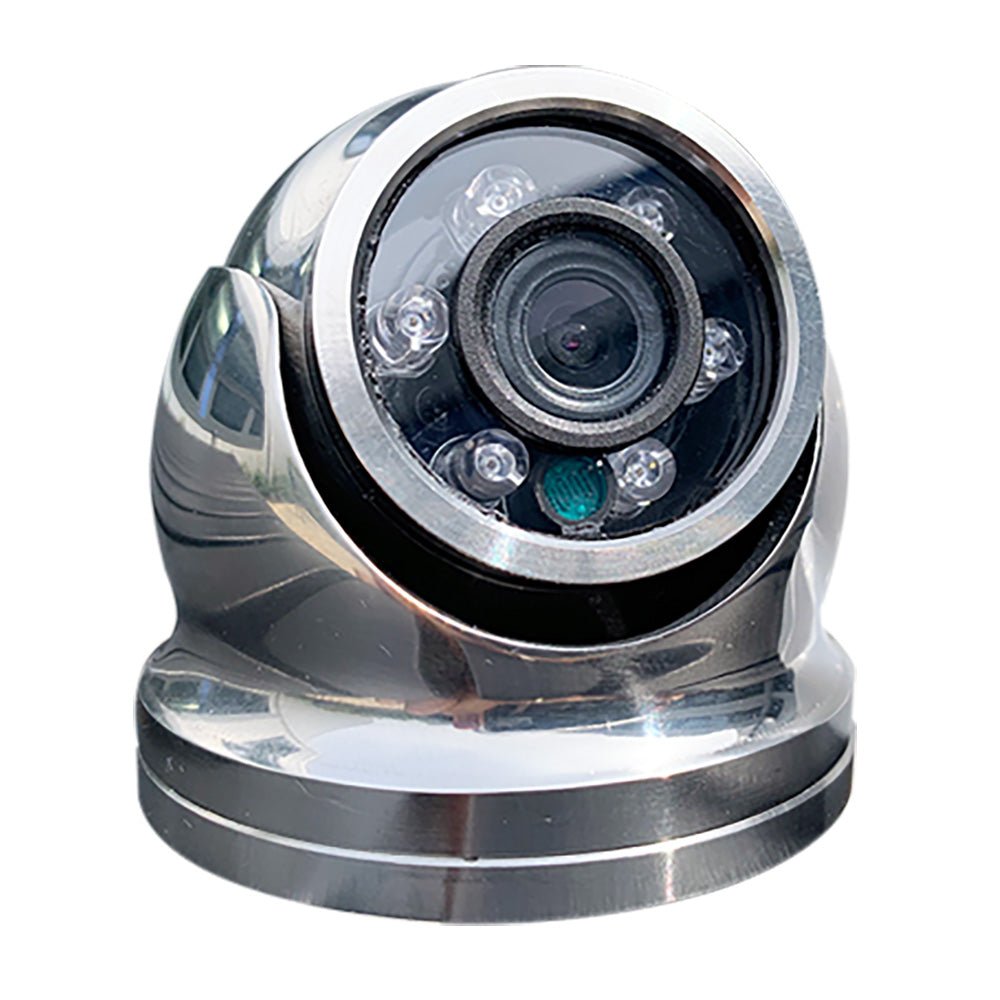 Iris Hi - Resolution Analog Mini Dome Camera - 316 Stainless Steel - CVBS - TVI [IRIS - S060 - 18] - The Happy Skipper