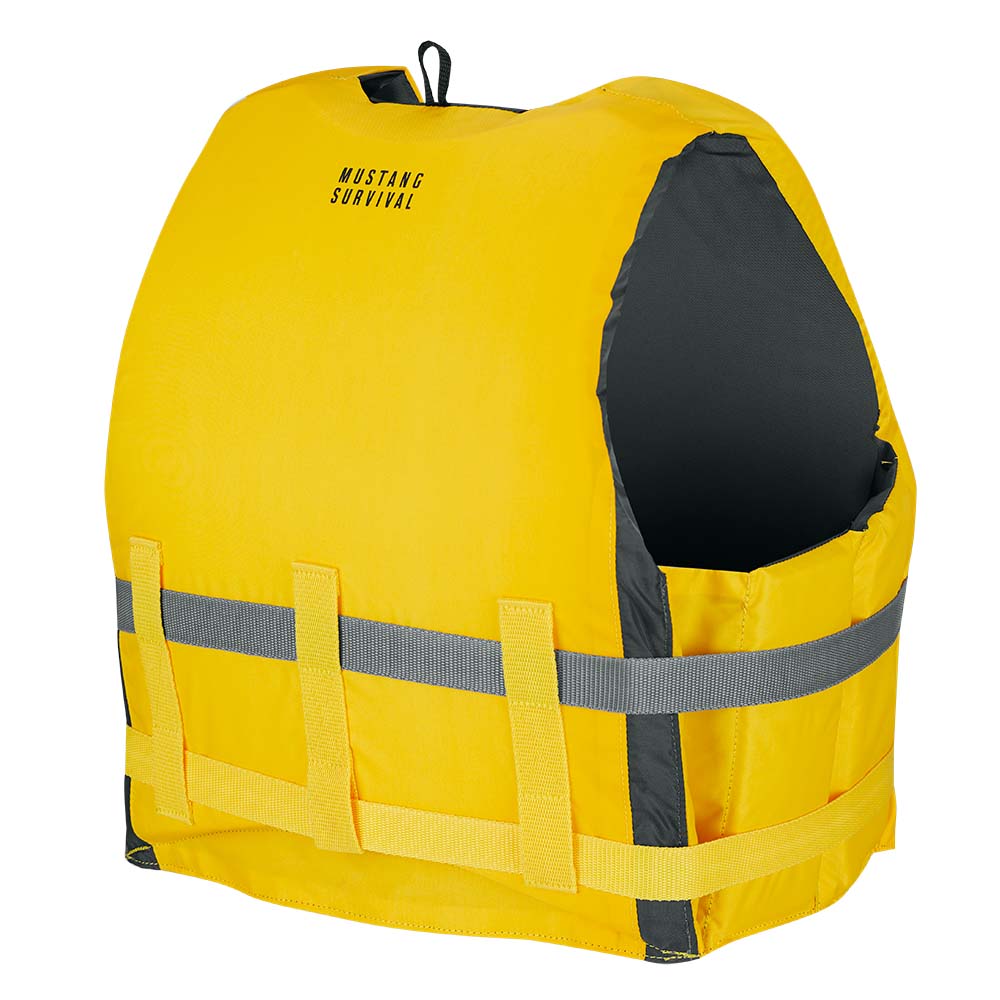 Mustang Livery Foam Vest - Yellow - XL/XXL [MV701DMS - 25 - XL/XXL - 216] - The Happy Skipper