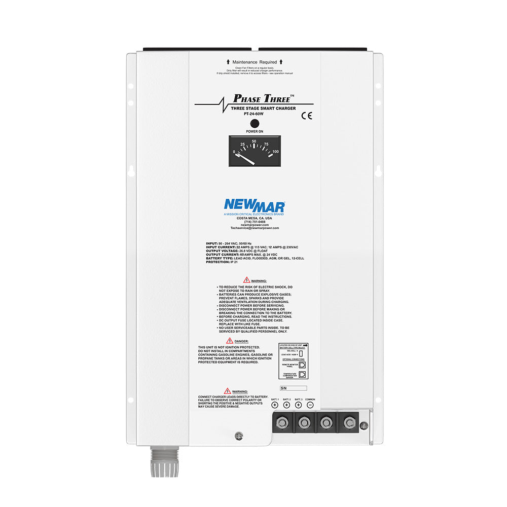 Newmar PT - 24 - 60W Battery Charger [PT - 24 - 60W] - The Happy Skipper