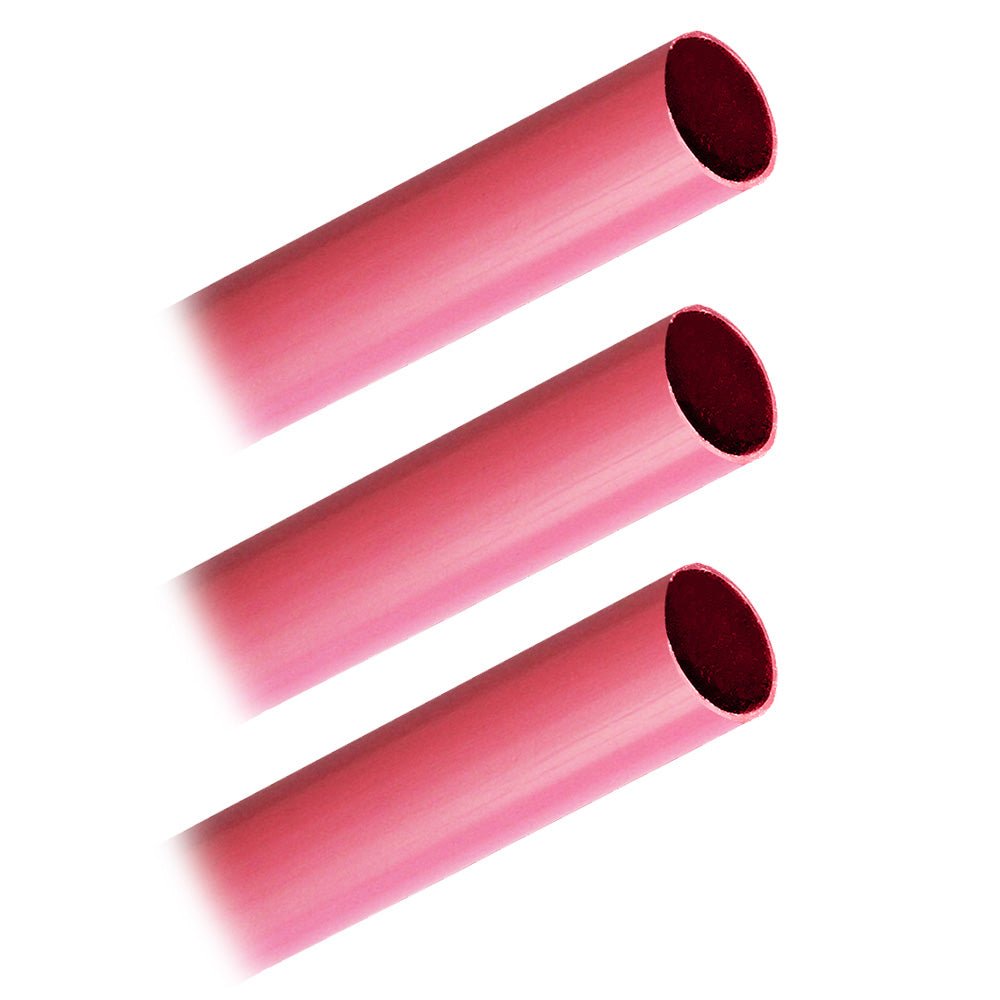 Pacer Battery Cable Heavy Wall Heat Shrink Tubing - 3/4" x 12" - Red (3 - Pieces) [BHW3/4 - 12RD - 3] - The Happy Skipper