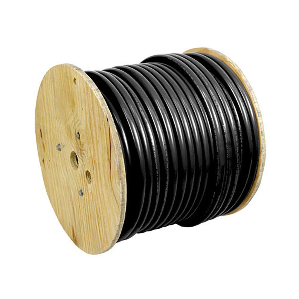 Pacer Black 1/0 AWG Battery Cable - 250' [WUL1/0BK - 250] - The Happy Skipper