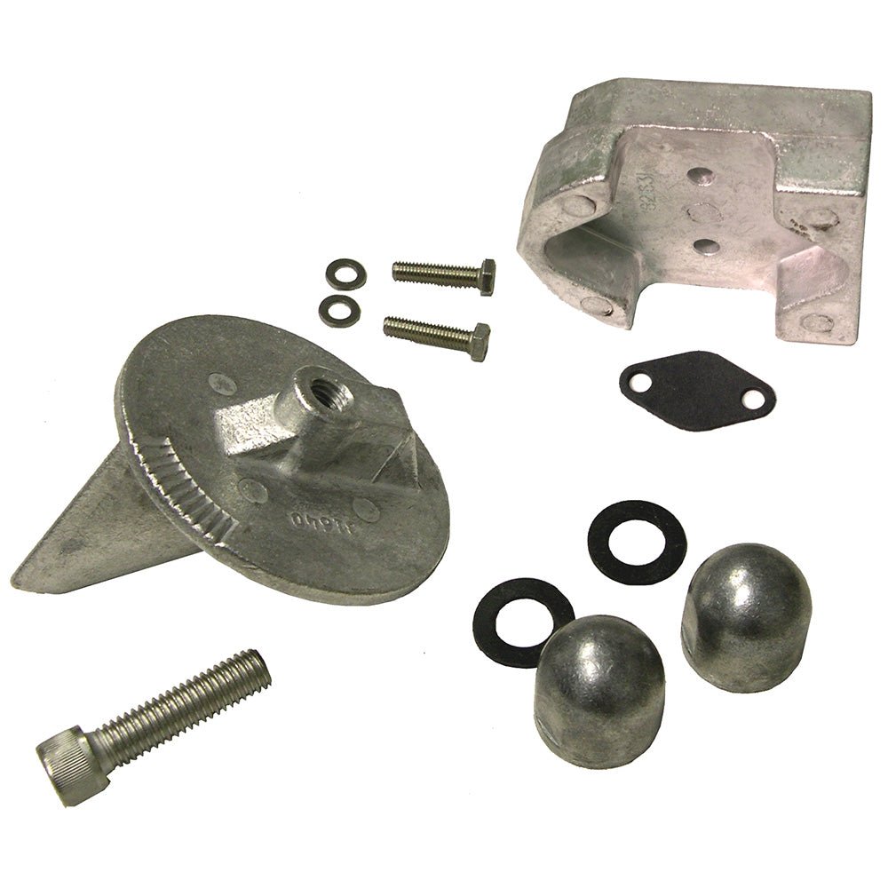 Performance Metals Mercruiser Alpha 1 Gen 1 Complete Anode Kit (No Power Steering) - Aluminum [10205A] - The Happy Skipper