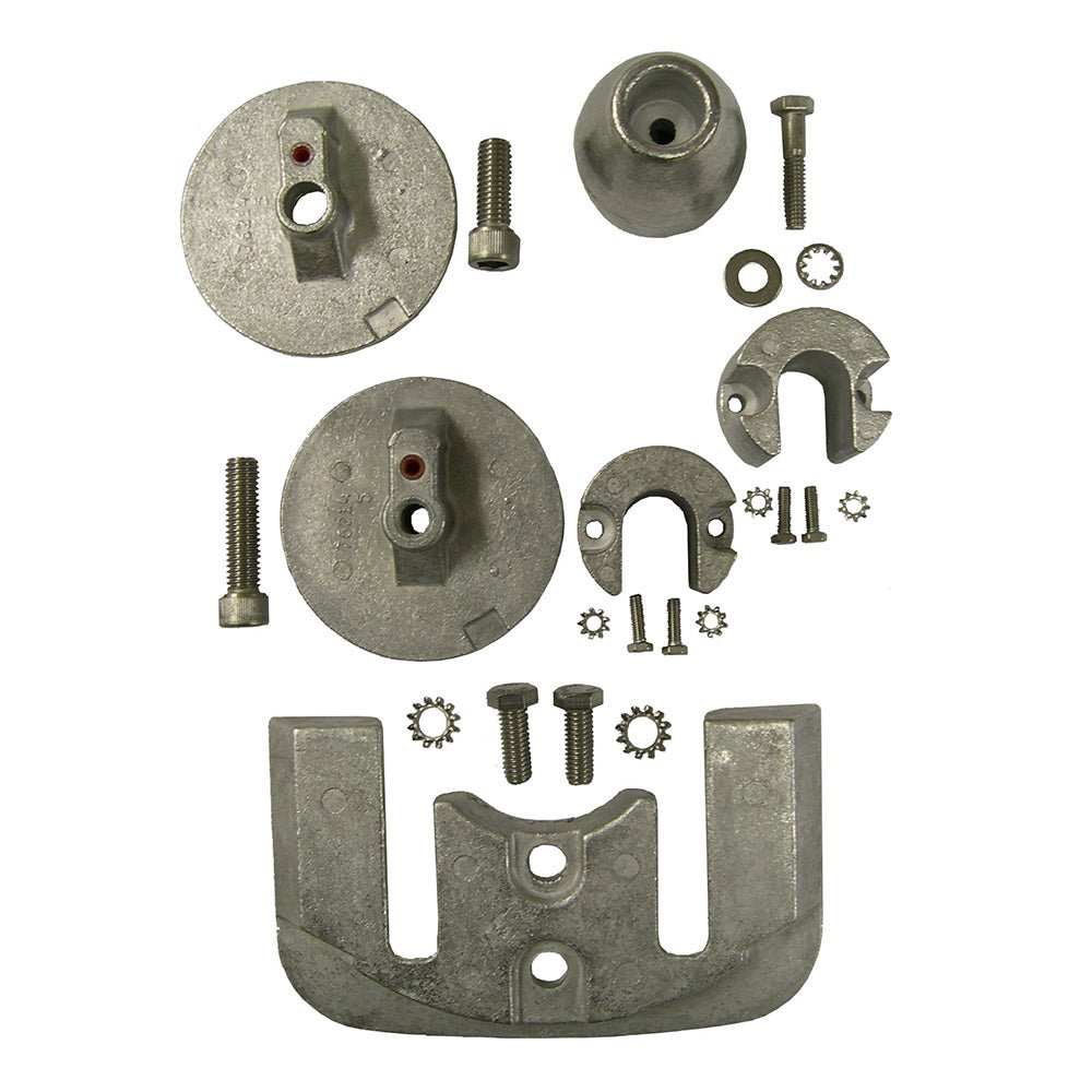 Performance Metals Mercruiser Bravo 3 (2004 Later) Complete Anode Kit - Aluminum [10165A] - The Happy Skipper