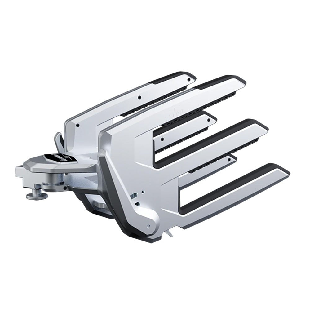 PTM Edge ClampForce 3.0 Clamping Wake Board Rack - Pair - Silver [P13491-9010TEBCL] - The Happy Skipper