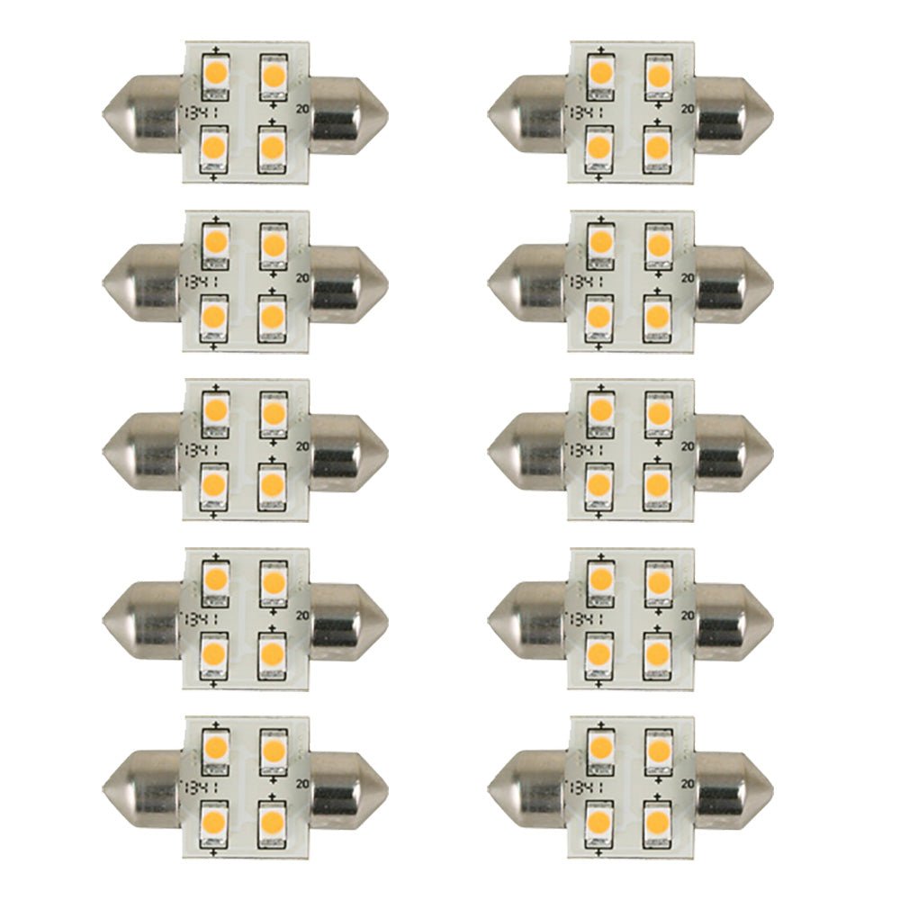 Scandvik 41174 Bulb Warm White *10 - Pack [41174] - The Happy Skipper