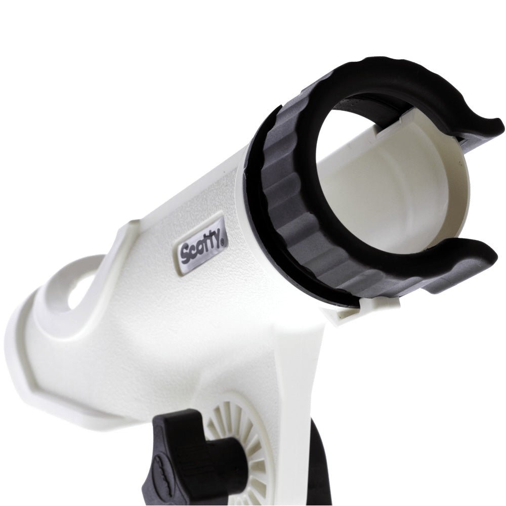 Scotty Powerlock Rod Holder White w/241 Side/Deck Mount [230 - WH] - The Happy Skipper