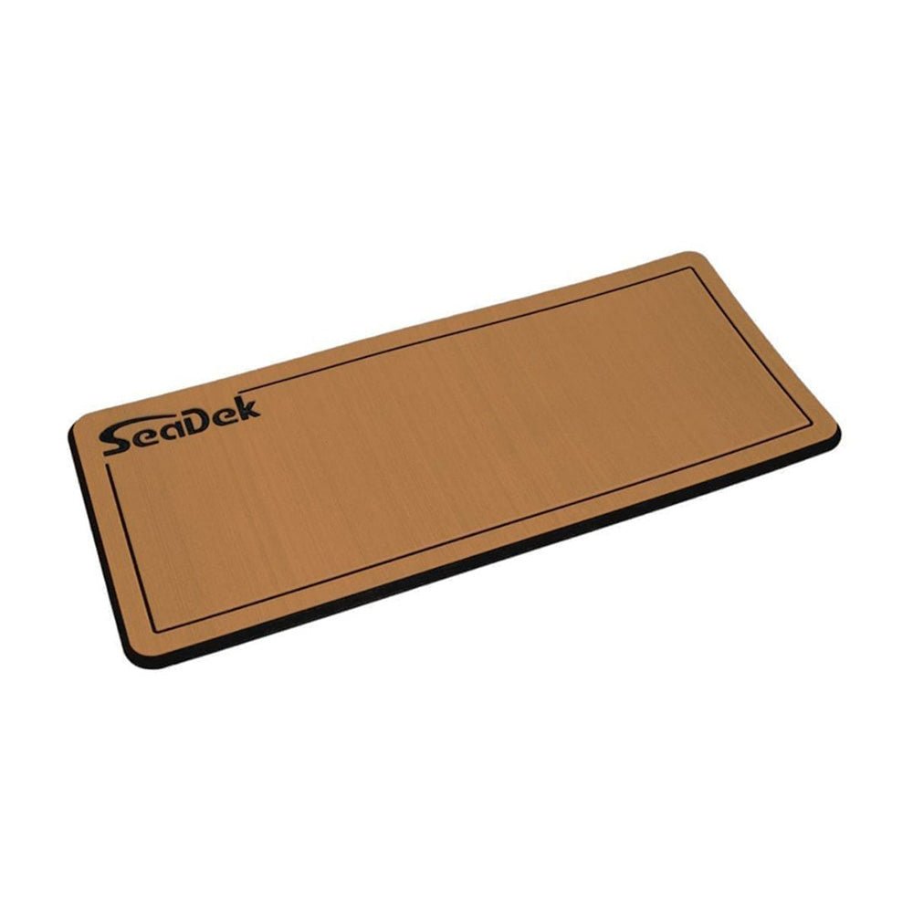 SeaDek 14 x 36" 20mm Dual Density Small Helm Pad w/SeaDek Logo - Brushed Texture - Mocha/Black (355.6mm x 914.4mm x 20mm) [37925-80327] - The Happy Skipper