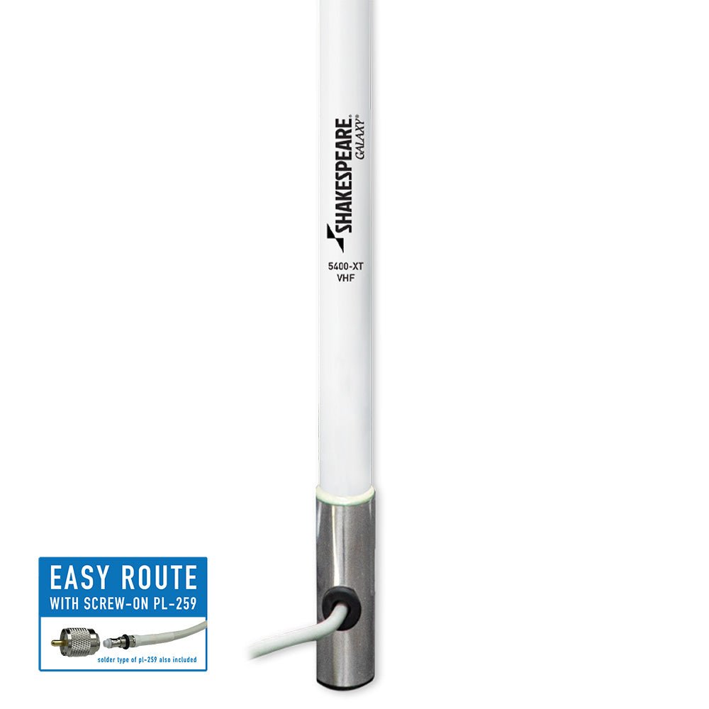 Shakespeare 5400 - XT Galaxy 4' VHF Antenna - 3dB Gain [5400 - XT] - The Happy Skipper