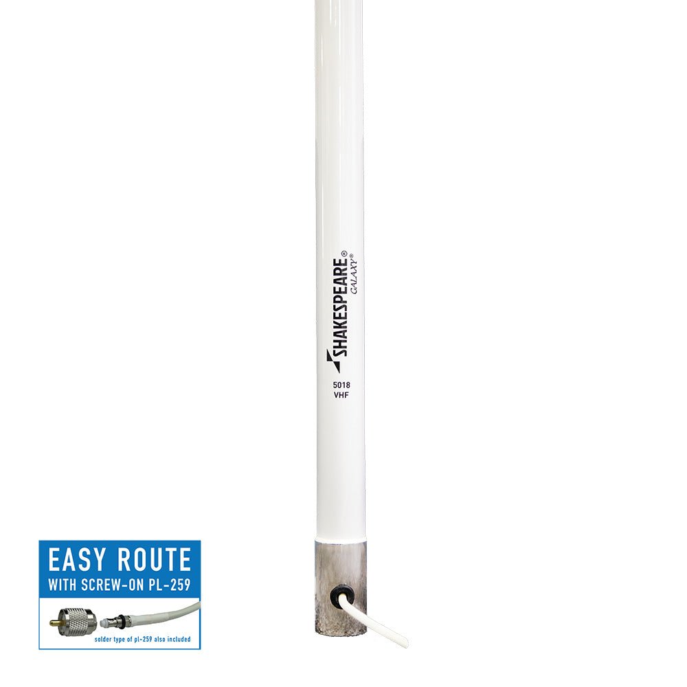 Shakespeare Galaxy 5018 15' 2 VHF Antenna - 9dB Gain [5018] - The Happy Skipper