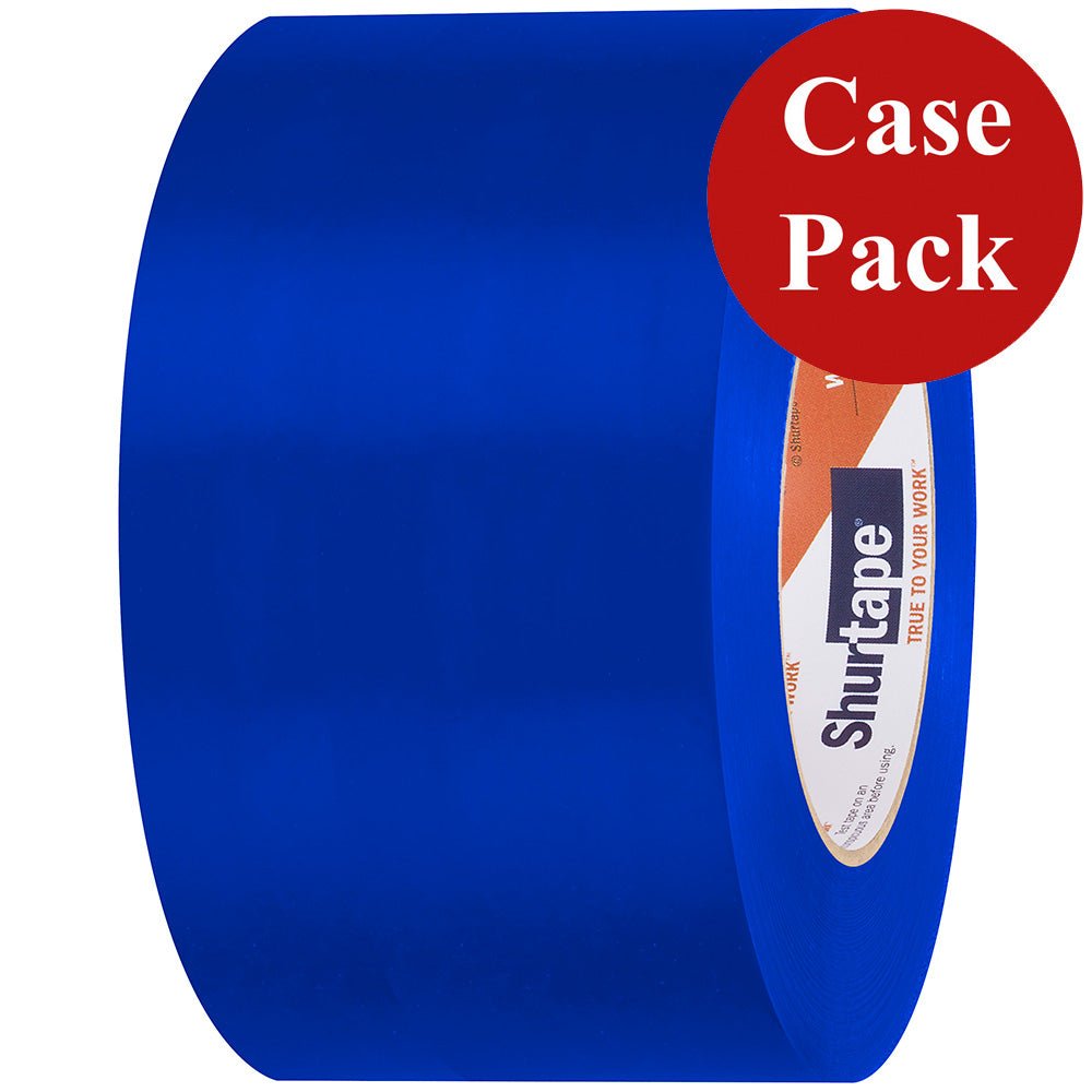 Shurtape UV - Resistant Marine Heat Shrink Tape - 72MM x 55M Roll - Straight Edge Blue *Case of 16 Rolls* [105739C] - The Happy Skipper