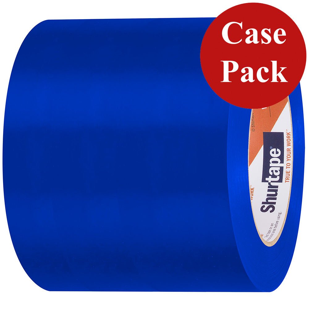 Shurtape UV - Resistant Marine Hull Preservation Tape - 96MM - 33M Roll - Straight Edge Blue *Case of 12 Rolls* [105750C] - The Happy Skipper