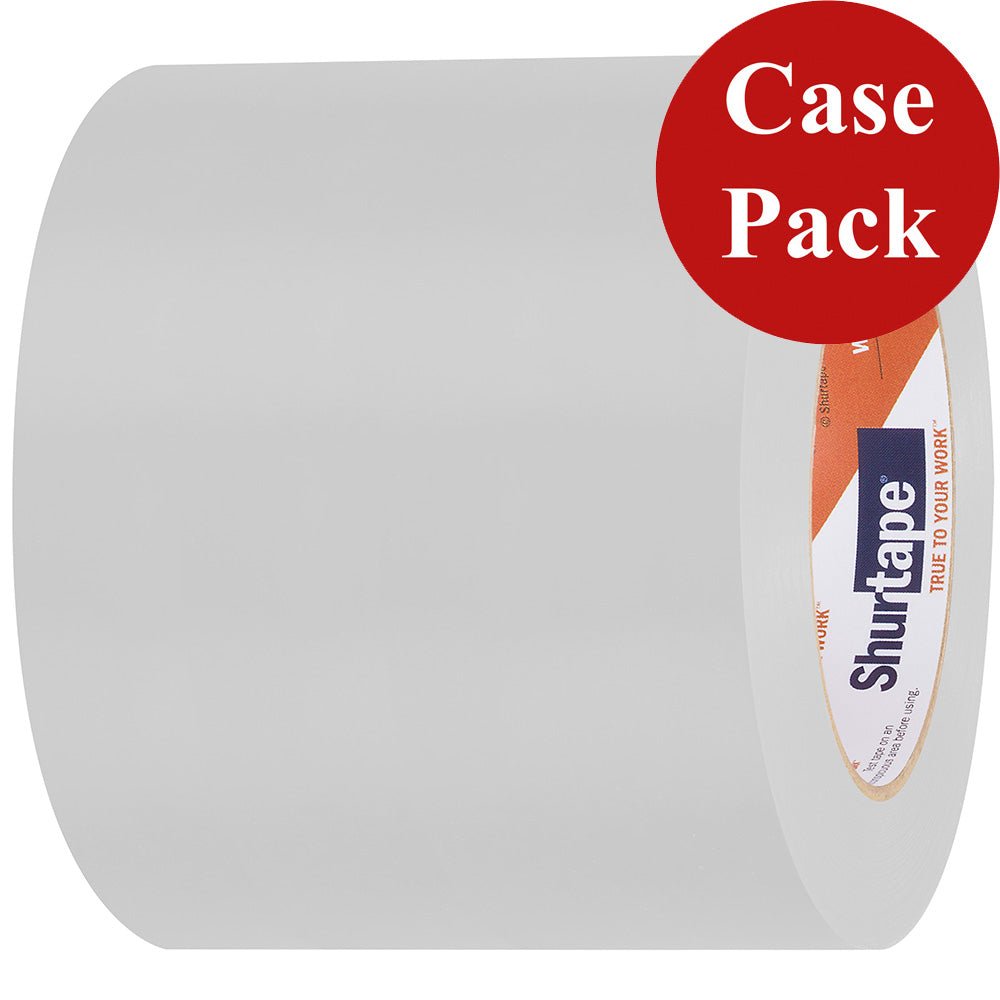 Shurtape UV - Resistant Marine Hull Preservation Tape - 96MM - 33M Roll - Straight Edge White *Case of 12 Rolls* [105749C] - The Happy Skipper