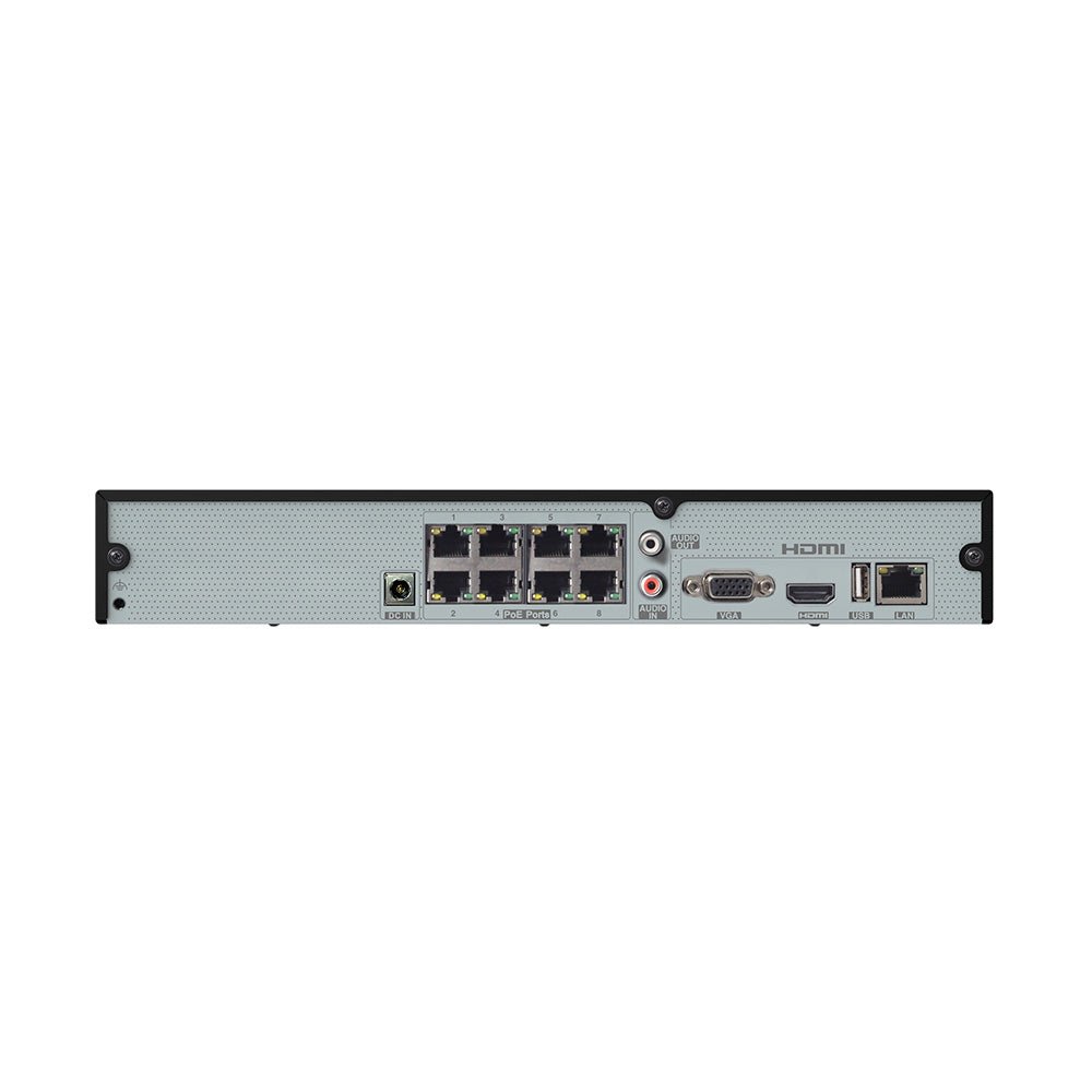 Speco 8 Channel 4K Recorder w/Smart Analytics - 8 Built - In POE Ports [N8NRM2TB] - The Happy Skipper