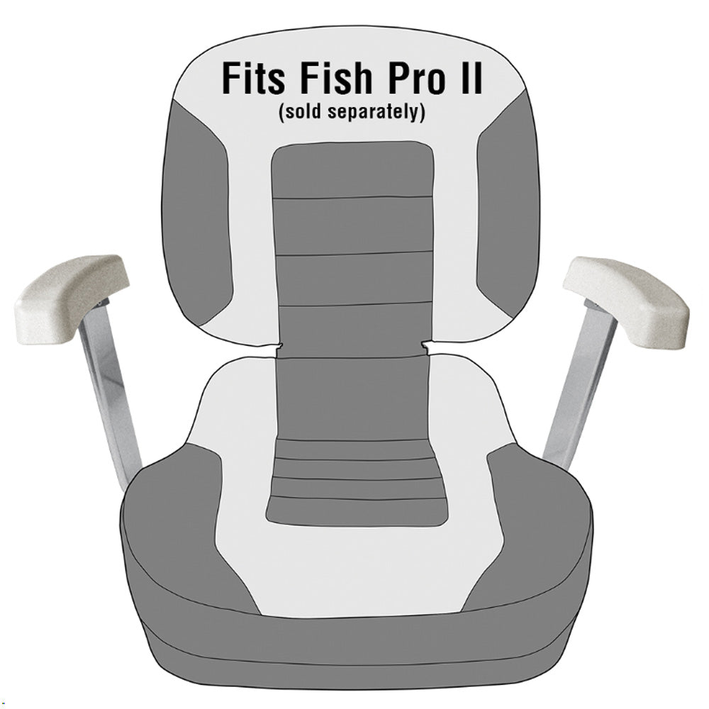 Springfield One Piece Arm Rest f/Fish Pro II [1080013 - G] - The Happy Skipper