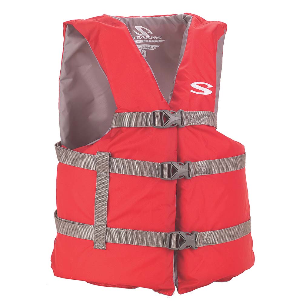 Stearns PFD 2001 Adult Boat Universal Red Display f/Adults Over 90lbs - Chest Size Of 50" [2160925] - The Happy Skipper