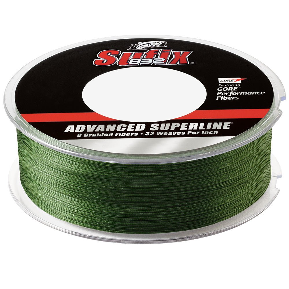 Sufix 832 Braid - 50lb - Low - Vis Green - 600 yds [660 - 250G] - The Happy Skipper