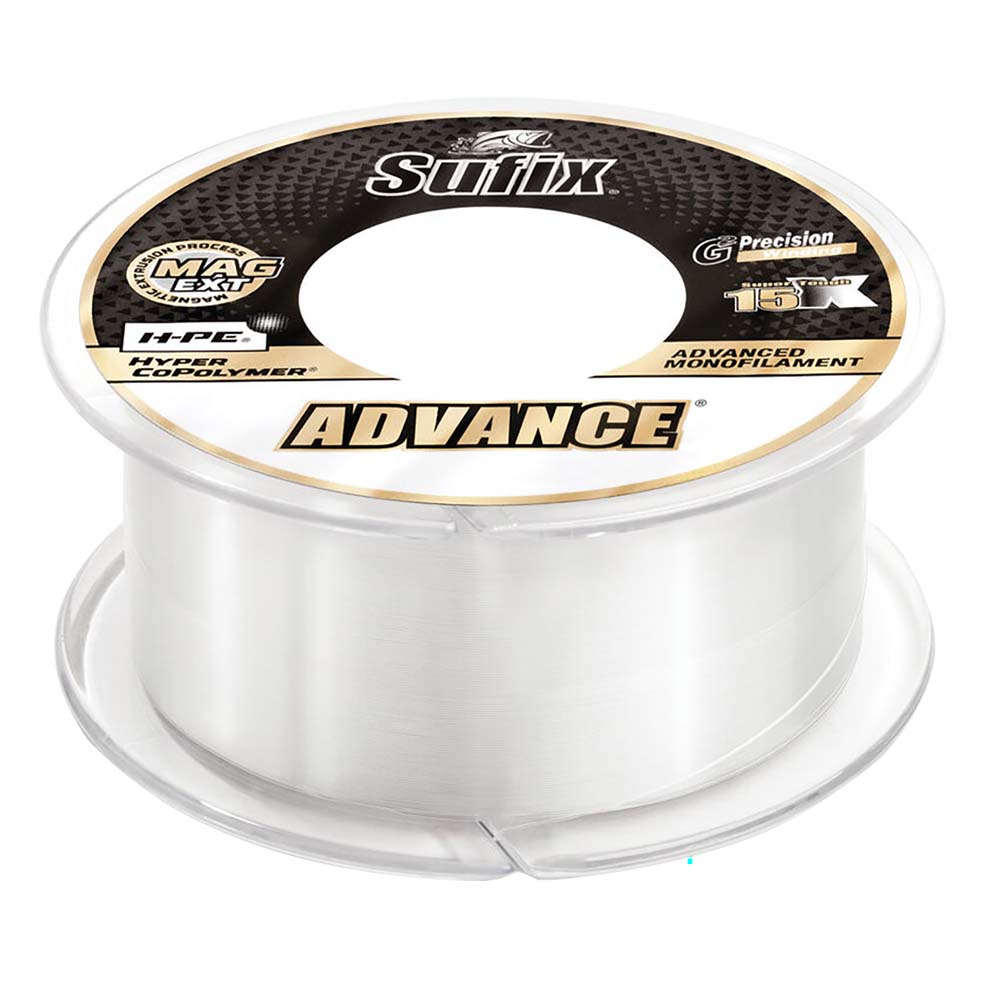 Sufix Advance Monofilament - 20lb - Clear - 330 yds [604 - 120] - The Happy Skipper