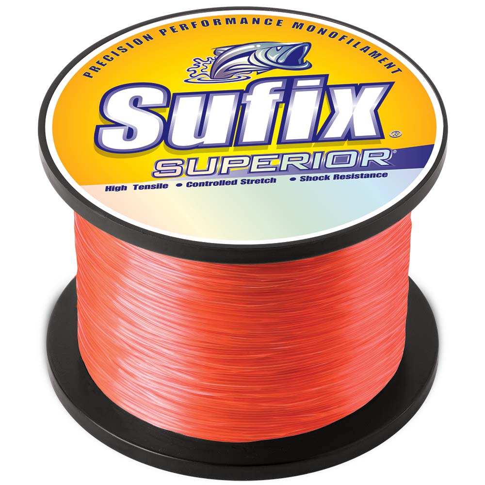 Sufix Superior Neon Fire Monofilament - 10lb - 1495 yds [636 - 110] - The Happy Skipper