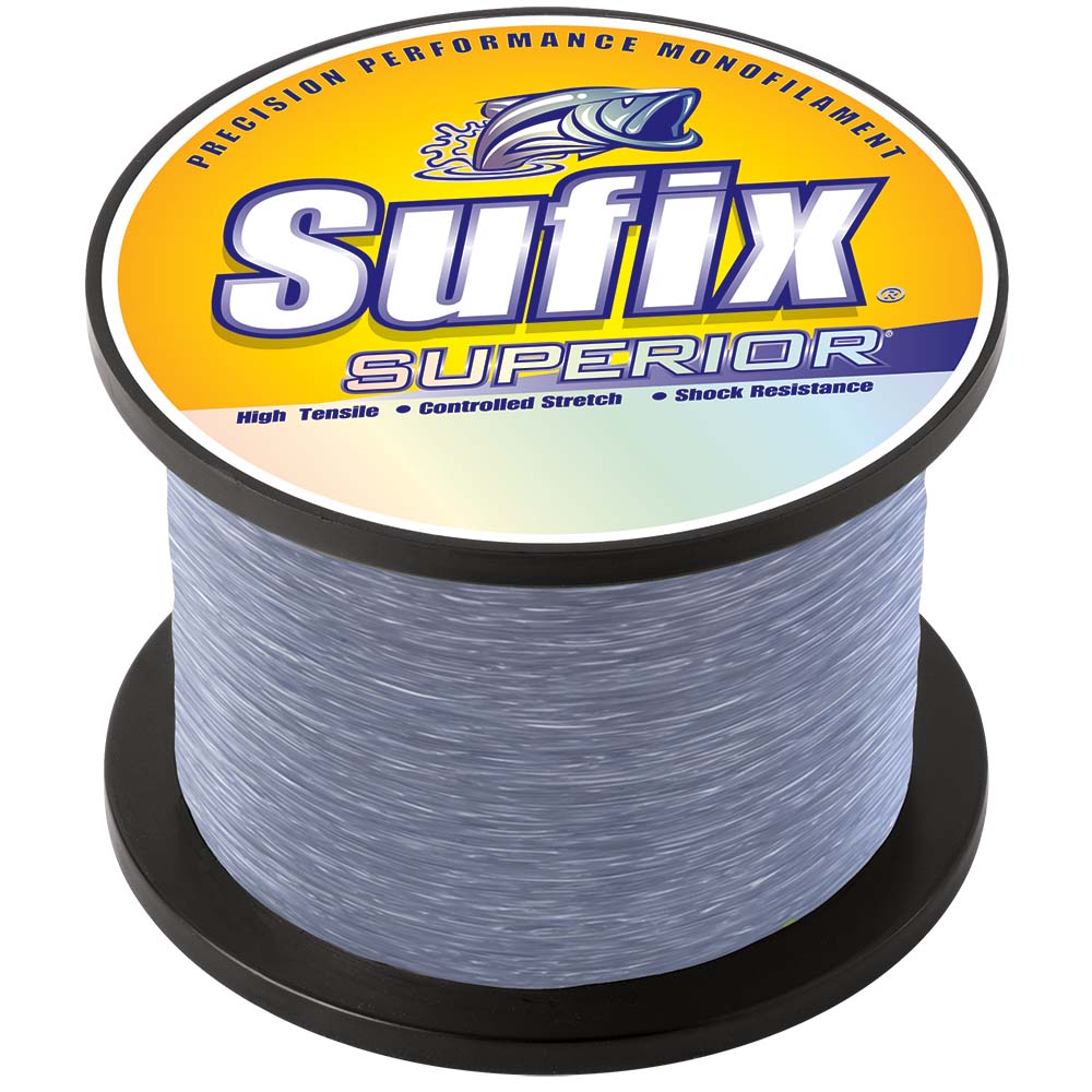 Sufix Superior Smoke Blue Monofilament - 30lb - 450 yds [634 - 130] - The Happy Skipper