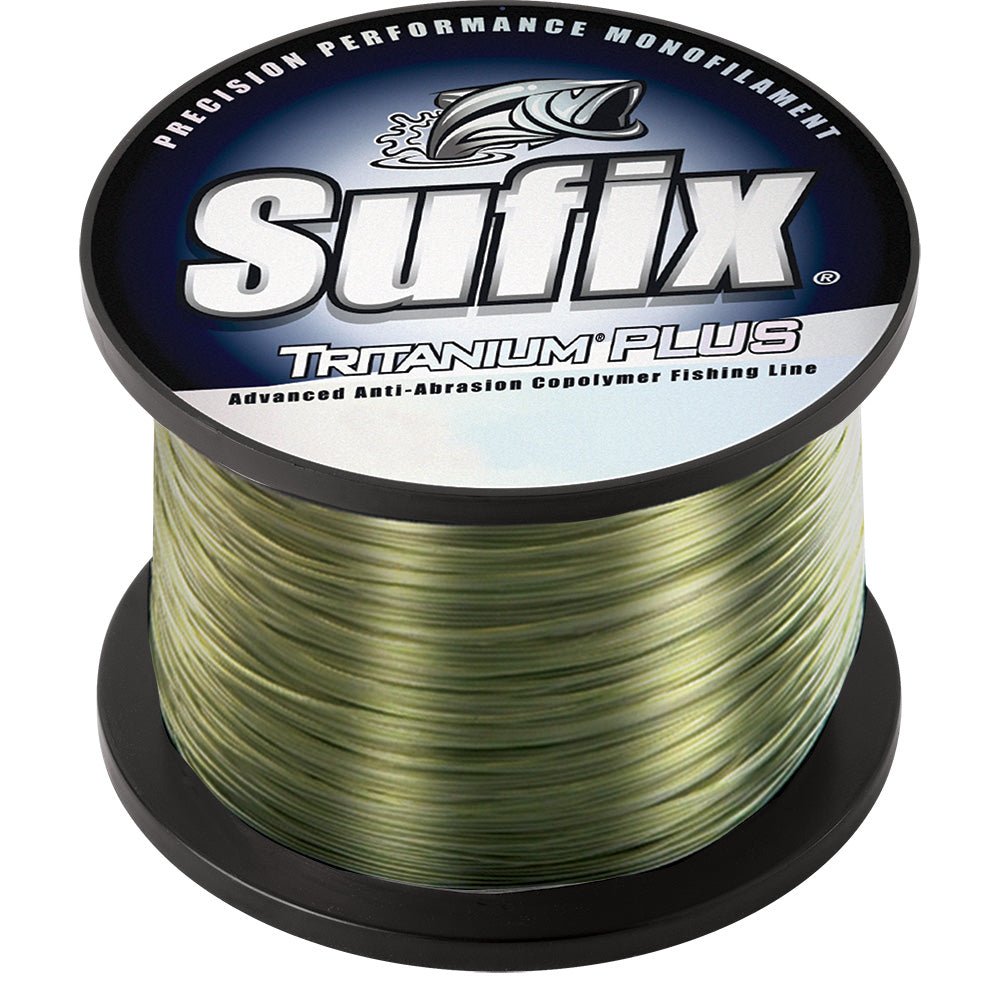 Sufix Tritanum Plus - 10lb - Dark Green - 1495 yds [696 - 110G] - The Happy Skipper