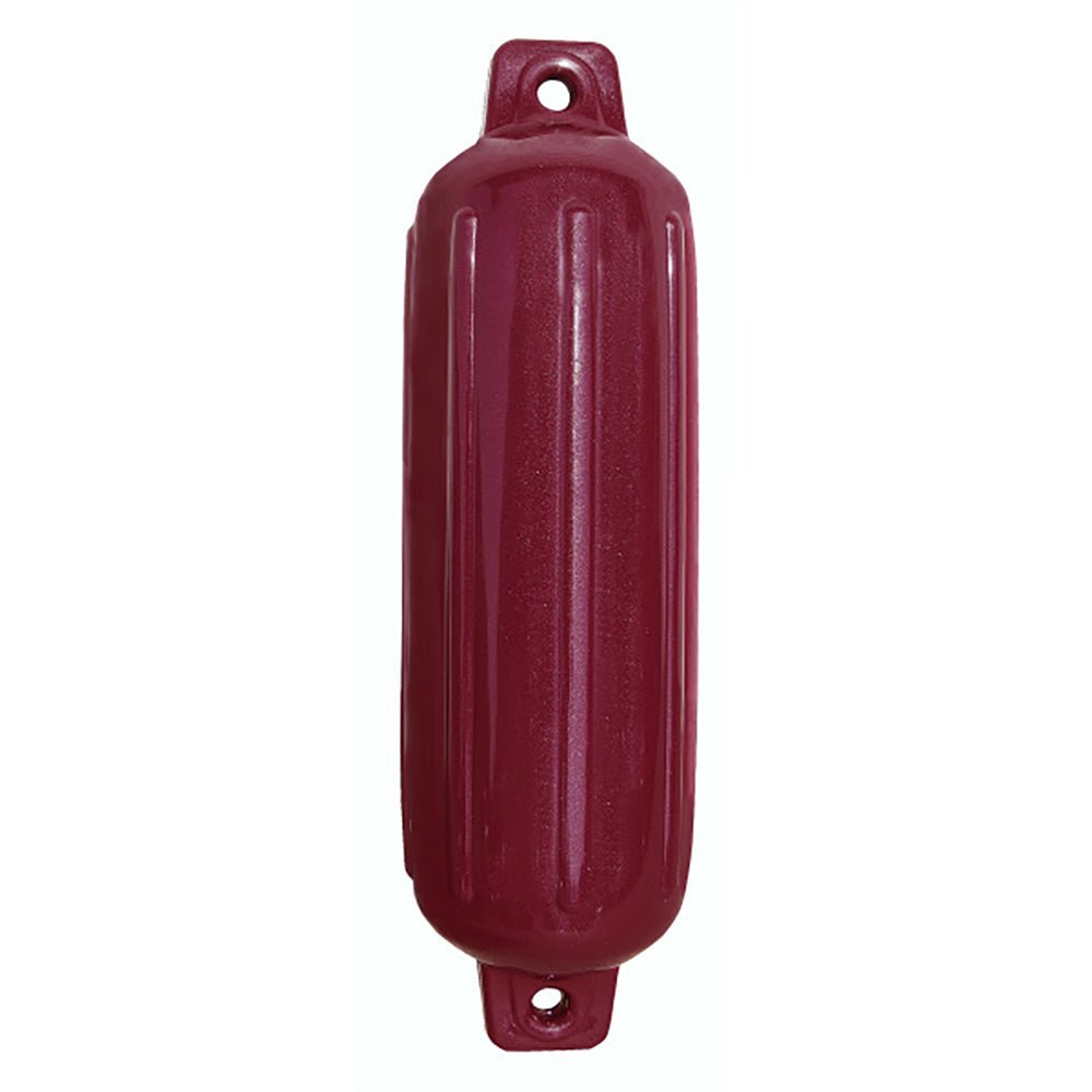 Taylor Made Storm Gard 5.5" x 20" Inflatable Vinyl Fender - Burgundy [252053] - The Happy Skipper