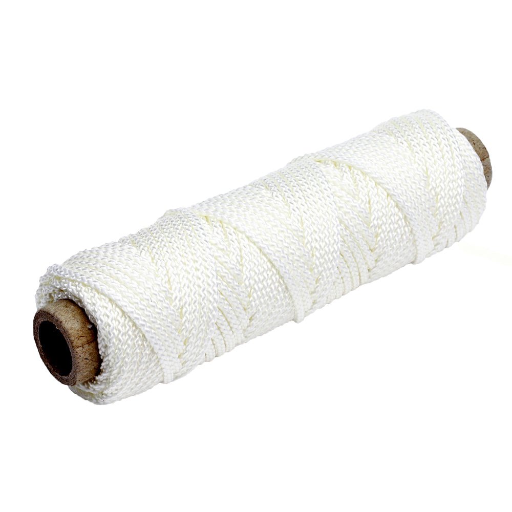 Tigress 100' of 375lb Nylon Braid - White [88672] - The Happy Skipper