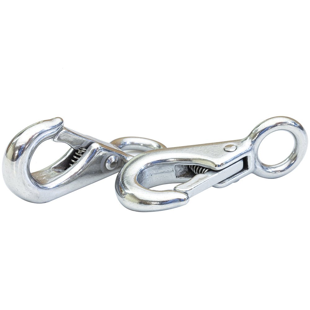 Tigress 316 Stainless Steel Snap Hooks - Pair [88664] - The Happy Skipper