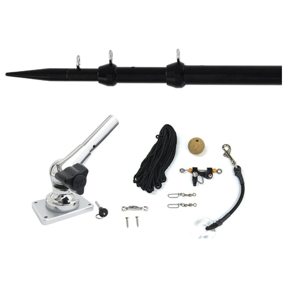 Tigress XD Center Rigger System - 8 - Black Center Rigging Kit [88621 - 1] - The Happy Skipper