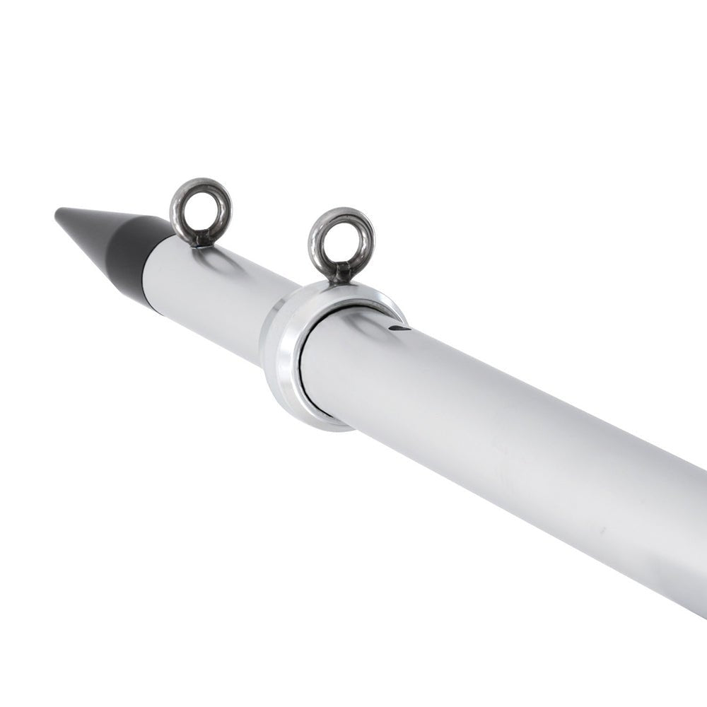 Tigress XD Telescoping Aluminum Center Outrigger Pole - 12" - Silver [88922] - The Happy Skipper