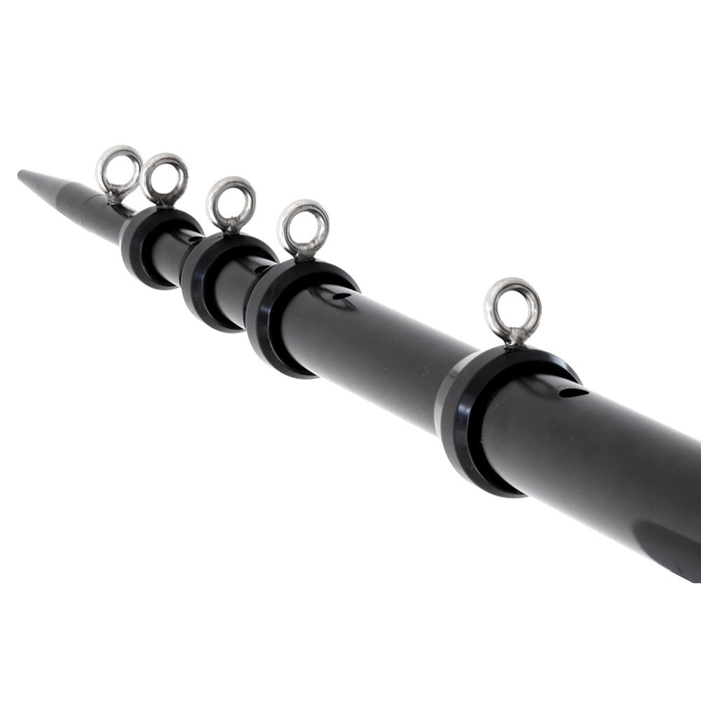 Tigress XD Telescoping Aluminum Outrigger Poles - 15 - 1 - 1/2" OD Black [88924 - 1] - The Happy Skipper