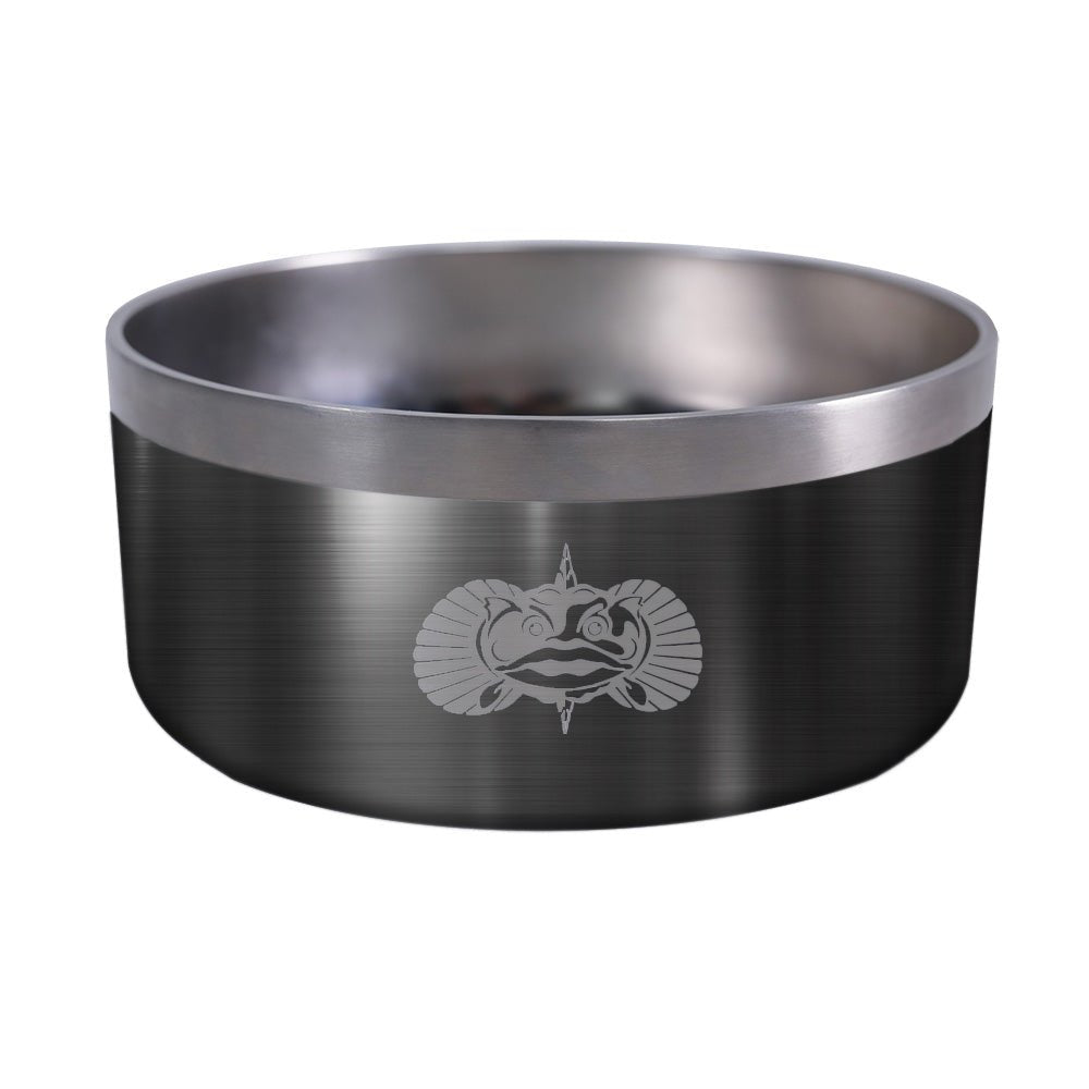 Toadfish Non - Tipping Dog Bowl - Graphite [1081] - The Happy Skipper