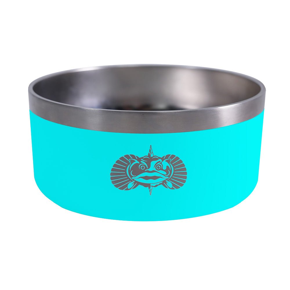 Toadfish Non - Tipping Dog Bowl - Teal [1051] - The Happy Skipper