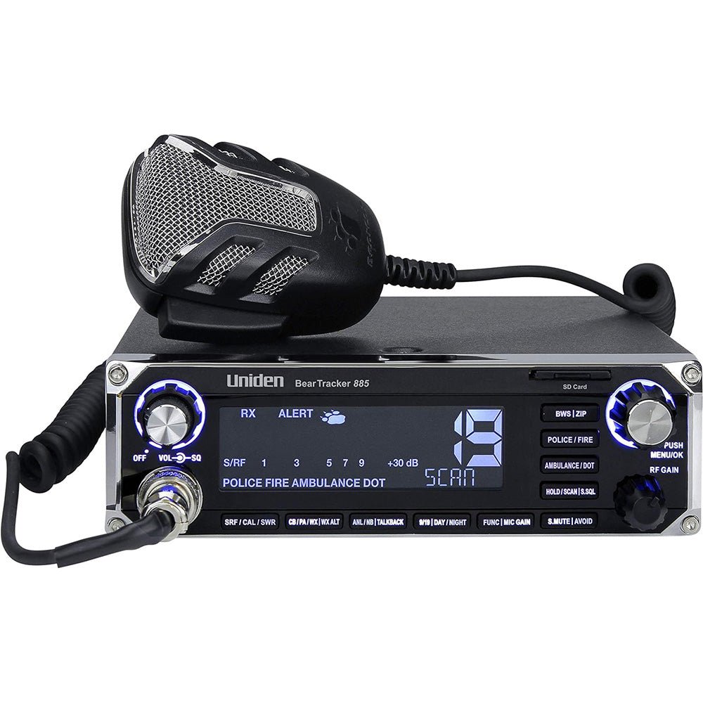 Uniden BearTracker 885 Hybrid CB Radio [BEARTRACKER 885] - The Happy Skipper