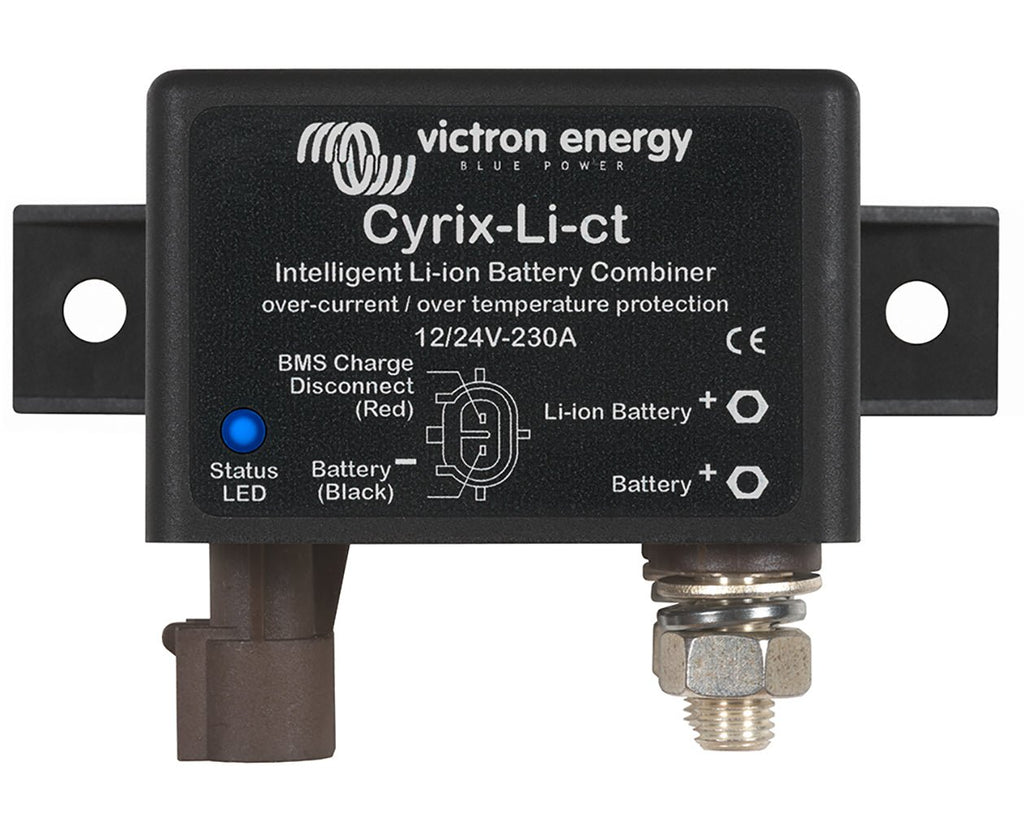 Victron Cyrix - Li - ct 12/24V - 230A Intelligent Li - Ion Battery Combiner [CYR010230412] - The Happy Skipper