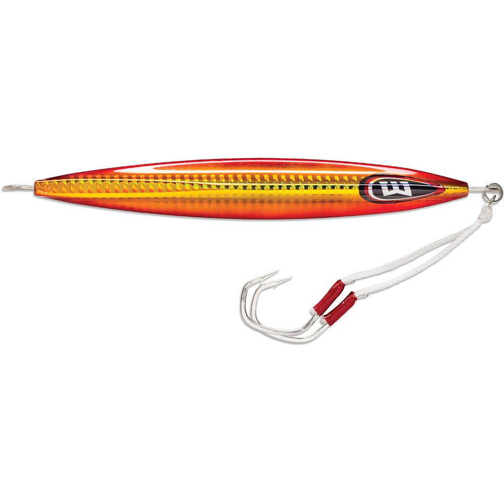 Williamson Kensaki 220 Jig - 6.75" - 7 - 3/4oz - Hot Sauce [KSJX220HS] - The Happy Skipper