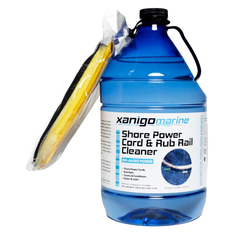 Xanigo Marine Shore Power Cord Rub Rail Cleaner w/Glove - 1 Gallon [XMSPC1G] - The Happy Skipper