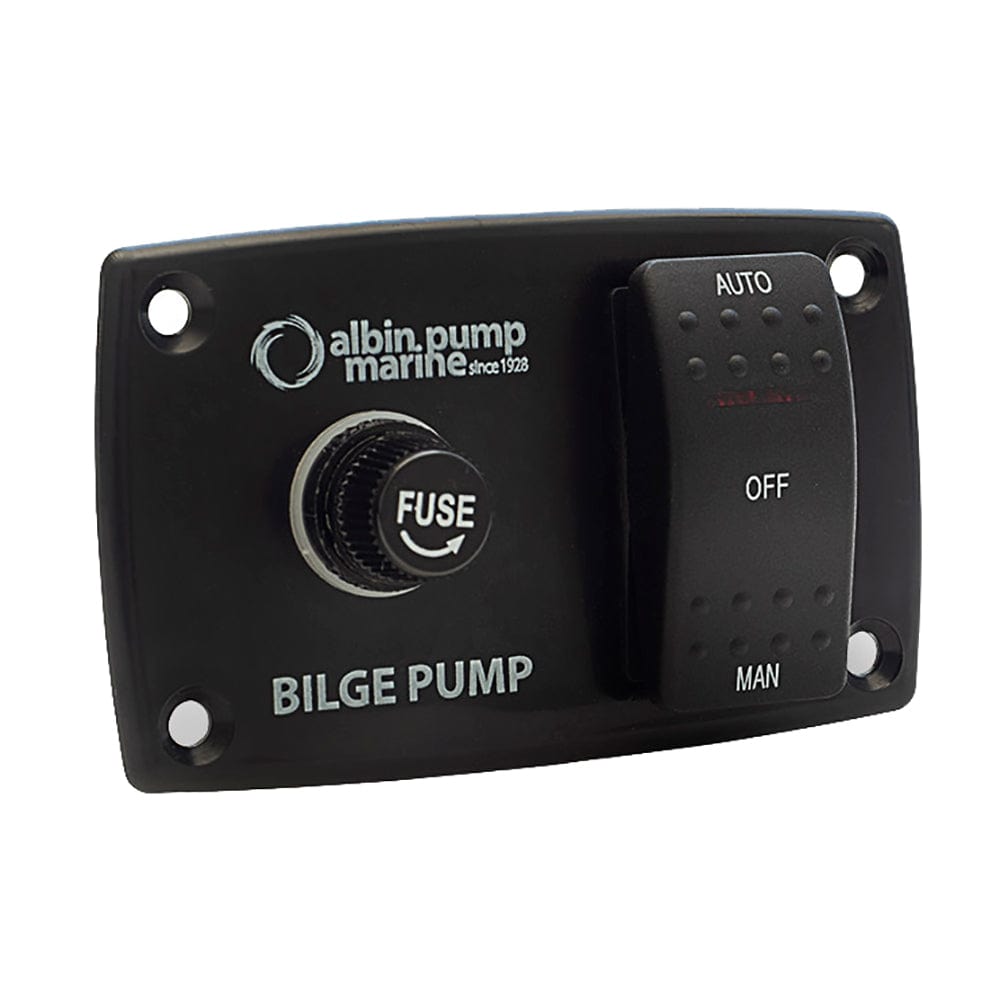 Albin Group 3-Way Bilge Panel - 12/24V [01-66-027] - The Happy Skipper