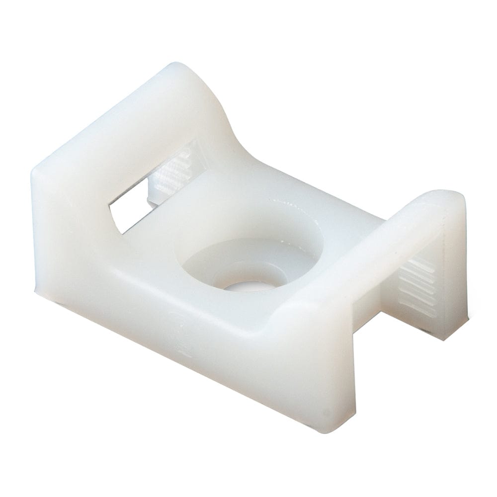 Ancor Cable Tie Mount - Natural - #10 Screw - 100-Piece [199263] - The Happy Skipper