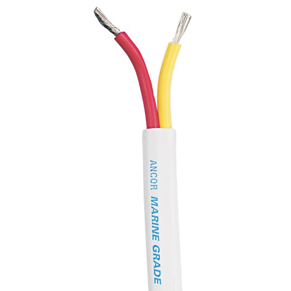 Ancor Safety Duplex Cable - 12/2 AWG - Red/Yellow - Flat - 25 [124302] - The Happy Skipper