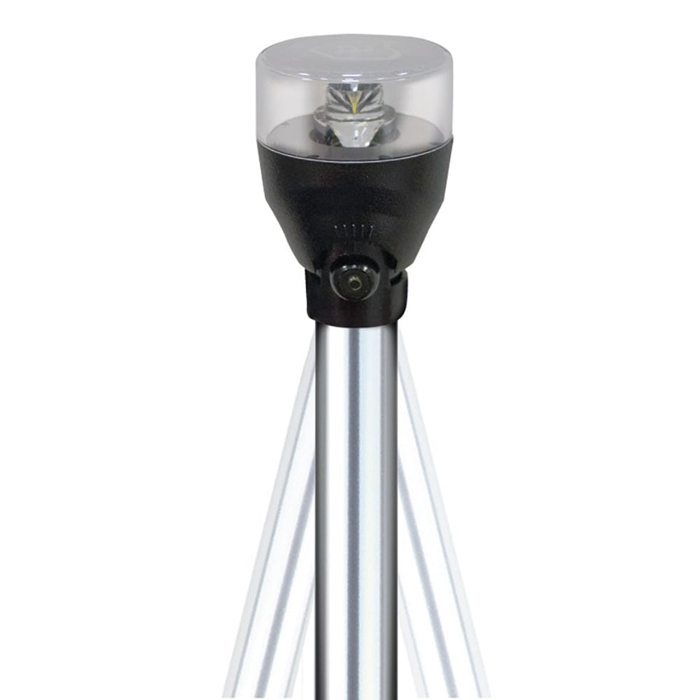 Attwood LED Articulating All Around Light - 24" Pole [5530-24A7] - The Happy Skipper