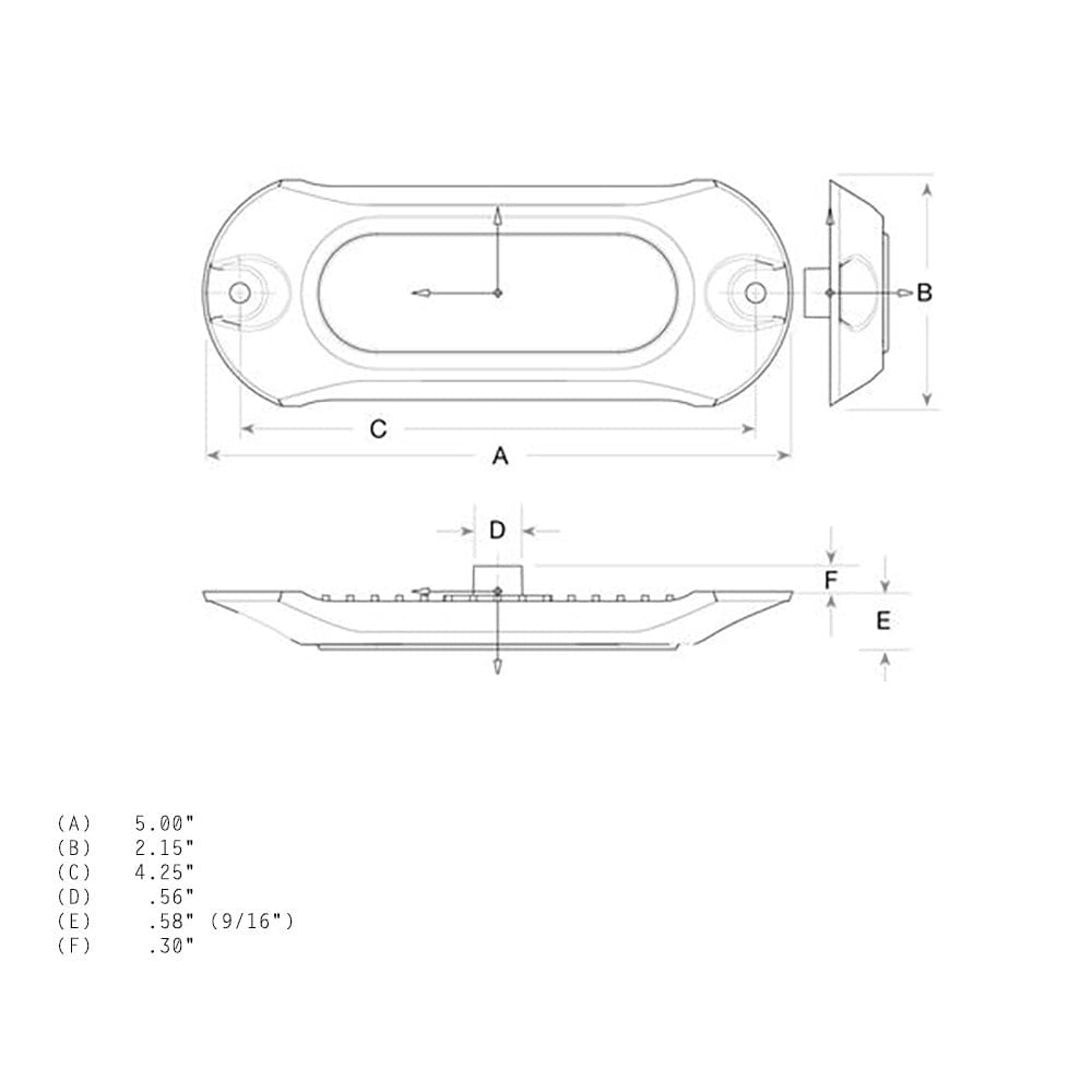 Attwood Light Armor Underwater LED Light - 6 LEDs - White [65UW06W-7] - The Happy Skipper