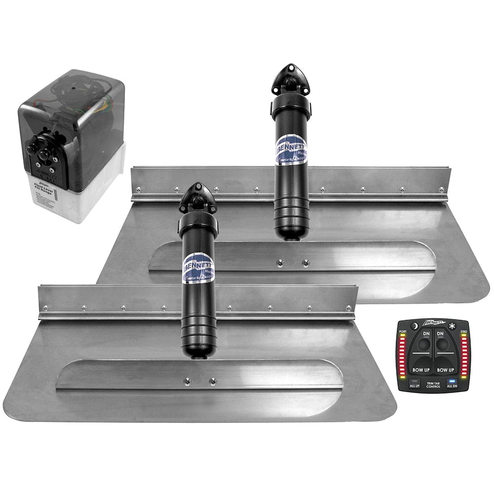 Bennett Marine 24x12 Hydraulic Trim Tab System w/One Box Indication [2412OBI] - The Happy Skipper