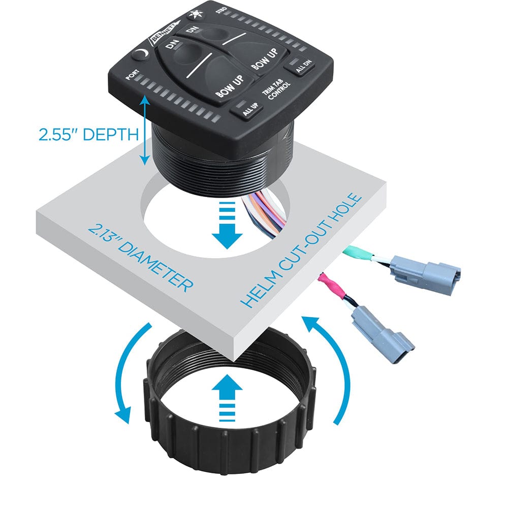 Bennett One Box Indication Unit f/BOLT Electric System [OBI9000-E] - The Happy Skipper